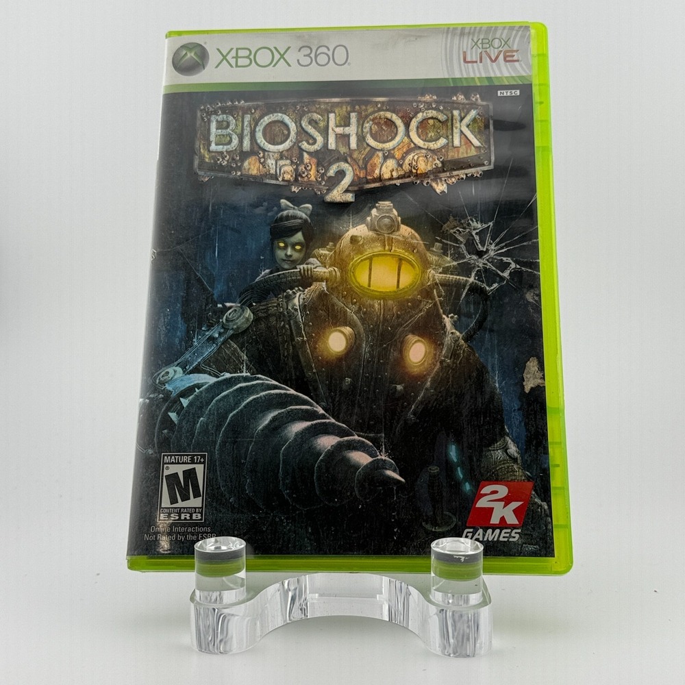 BioShock 2 Microsoft Xbox 360 Action Adventure Shooter Game CIB 2010 2K Games